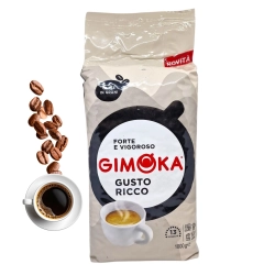 Kawa ziarnista GIMOKA 1KG GUSTO RICCO (BIANCO)